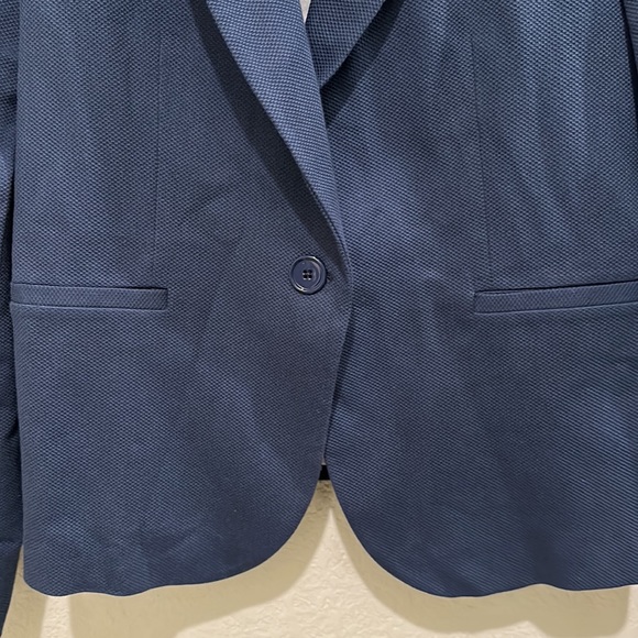 ▶️Zara◀️ Womens single button textured blazer jacket in Medium - Picture 3 of 14
